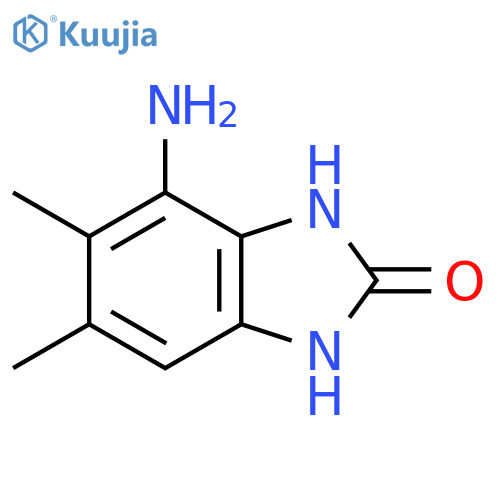 4-amino-5,6-dimethyl-1,3-dihydro-2H-benzimidazol-2-one structure