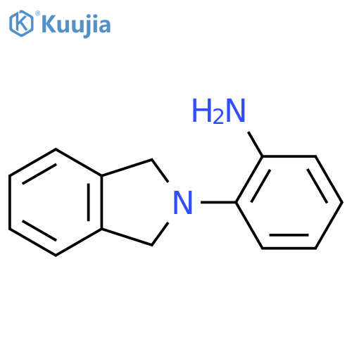 2-(2,3-dihydro-1H-isoindol-2-yl)aniline structure