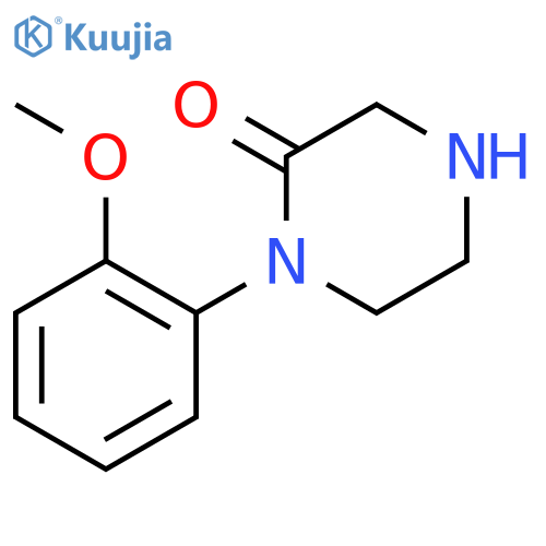 1-(2-Methoxyphenyl)-2-piperazinone structure