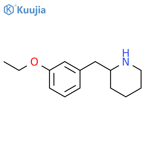 2-[(3-ethoxyphenyl)methyl]piperidine structure