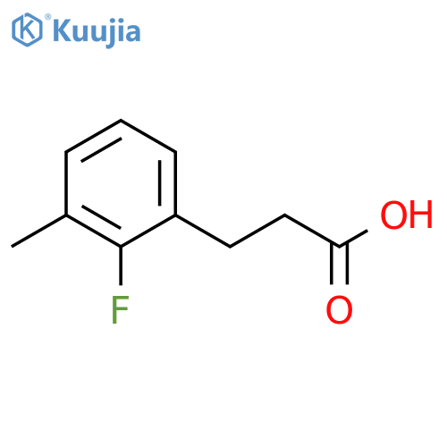 3-(2'-Fluoro-3'-methylphenyl)propionic acid structure