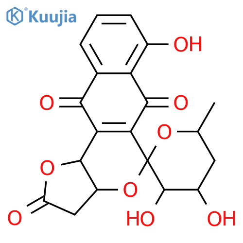 Griseusin B; (-)-form, 4'-Epimer, 9R-hydroxy, γ-lactone, O-de-Ac structure