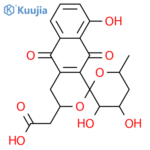 Griseusin B; (-)-form, 4'-Epimer, O-de-Ac structure