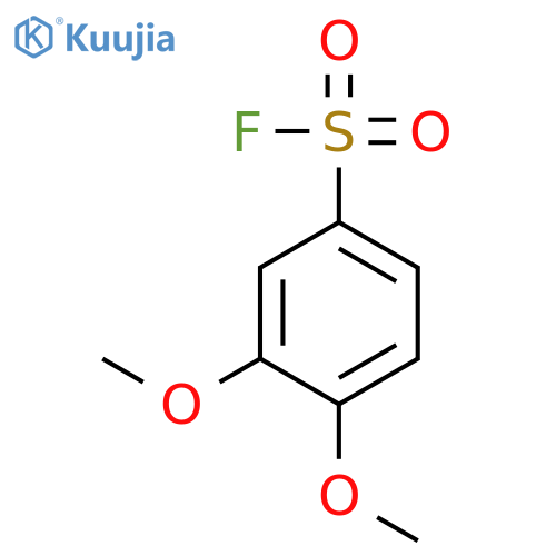 Benzenesulfonyl fluoride, 3,4-dimethoxy- structure