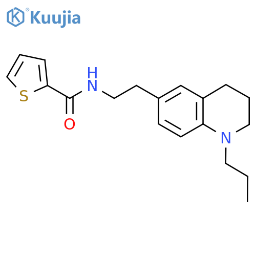 N-2-(1-propyl-1,2,3,4-tetrahydroquinolin-6-yl)ethylthiophene-2-carboxamide structure