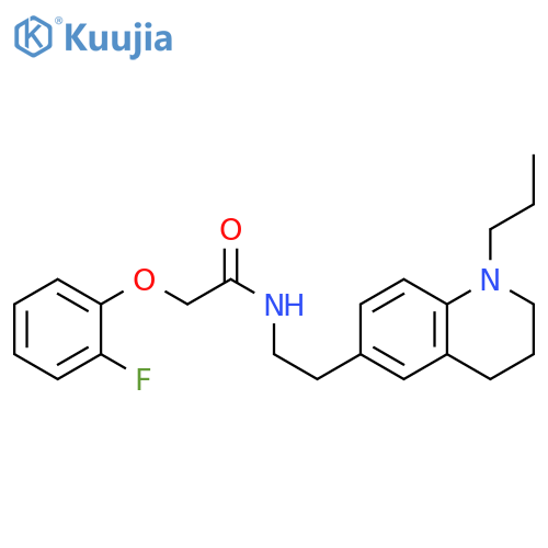 2-(2-fluorophenoxy)-N-2-(1-propyl-1,2,3,4-tetrahydroquinolin-6-yl)ethylacetamide structure