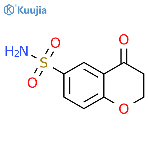 4-oxo-3,4-dihydro-2H-1-benzopyran-6-sulfonamide structure