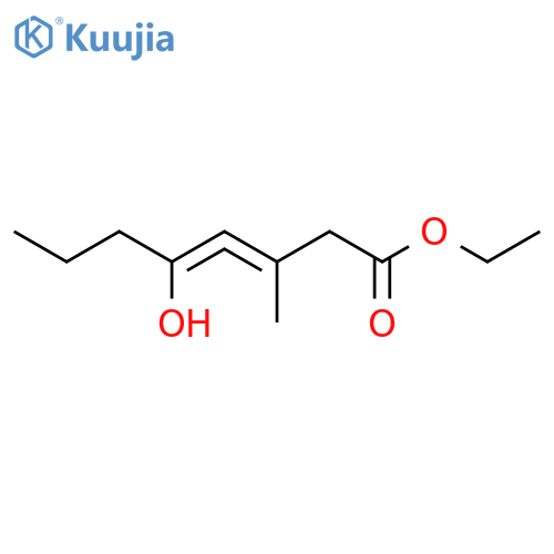 3,4-Octadienoic acid, 5-hydroxy-3-methyl-, ethyl ester structure