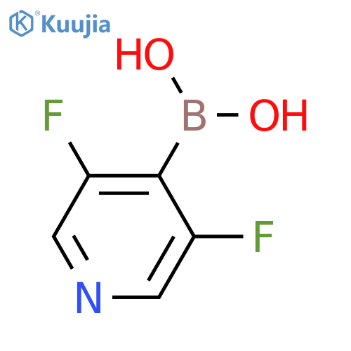 (3,5-Difluoropyridin-4-yl)boronic acid structure