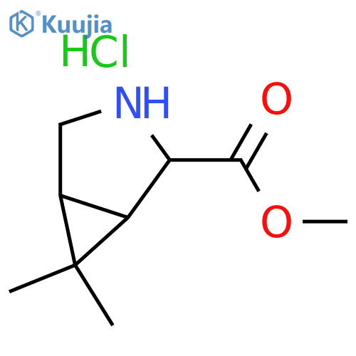 Methyl (1s,5r)-6,6-dimethyl-3-azabicyclo[3.1.0]hexane-2-carboxyla Te structure