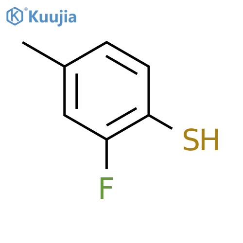 2-fluoro-4-methylbenzene-1-thiol structure