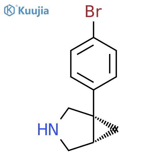 (1R,5S)-1-(4-Bromophenyl)-3-azabicyclo[3.1.0]hexane structure