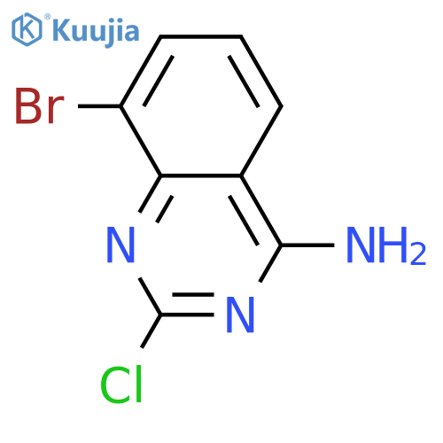 8-Bromo-2-chloroquinazolin-4-amine structure