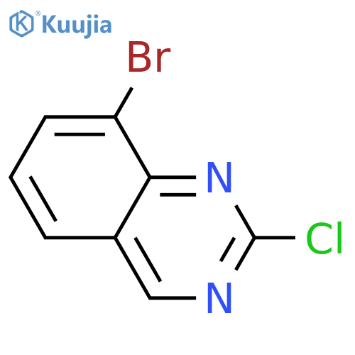 8-Bromo-2-chloroquinazoline structure