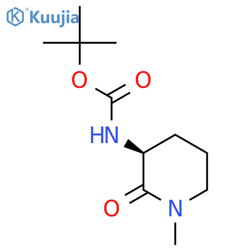 (S)-tert-Butyl (1-methyl-2-oxopiperidin-3-yl)carbamate structure