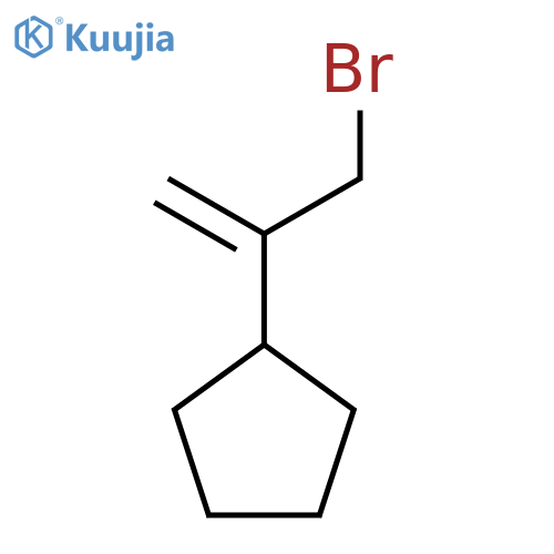 (3-Bromoprop-1-en-2-yl)cyclopentane structure