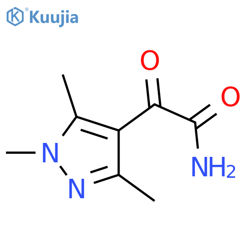 2-oxo-2-(trimethyl-1H-pyrazol-4-yl)acetamide structure