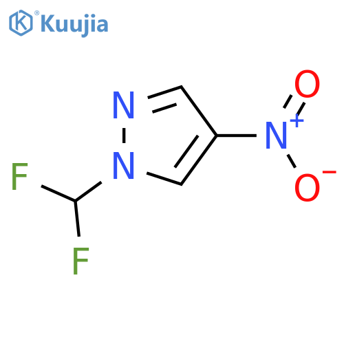 1-(difluoromethyl)-4-nitro-pyrazole structure