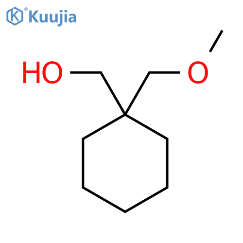 1-(methoxymethyl)cyclohexylmethanol structure