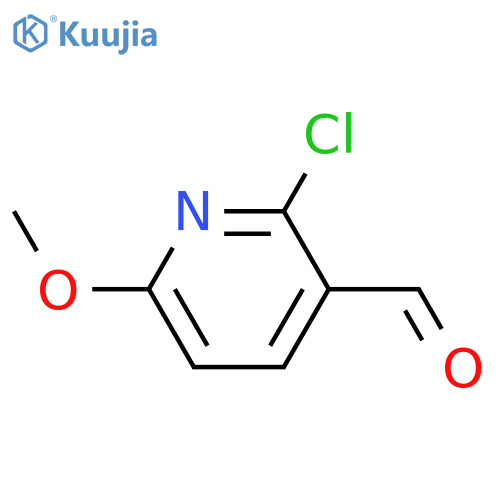2-Chloro-6-methoxynicotinaldehyde structure