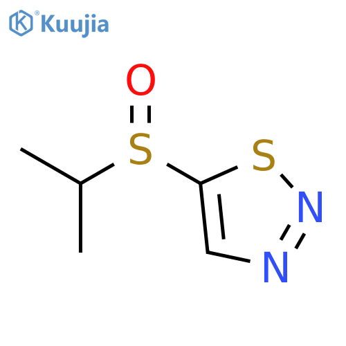 5-(propane-2-sulfinyl)-1,2,3-thiadiazole structure