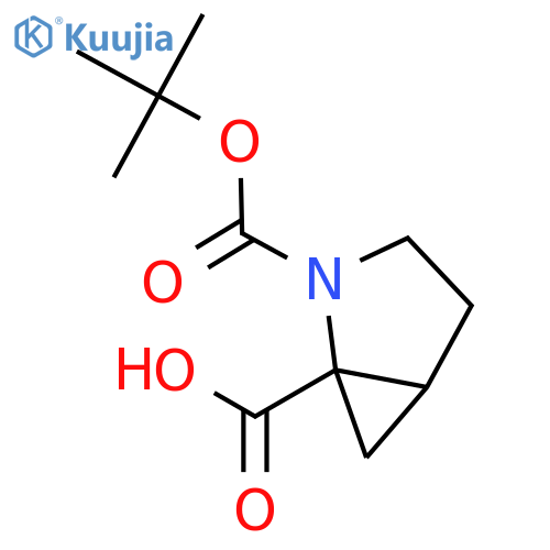 (1S,5R)-2-[(tert-butoxy)carbonyl]-2-azabicyclo[3.1.0]hexane-1-carboxylic acid structure