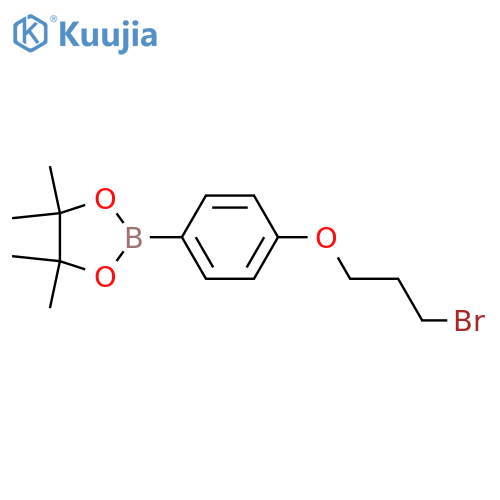 4-(3-Bromopropoxy)phenylboronic acid, pinacol ester structure