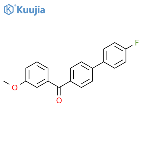 Methanone, (4'-fluoro[1,1'-biphenyl]-4-yl)(3-methoxyphenyl)- structure