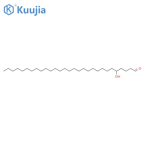 5-Hydroxynonacosanal structure