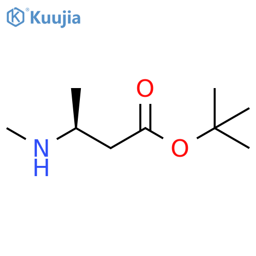 (S)-tert-Butyl 3-(methylamino)butanoate structure