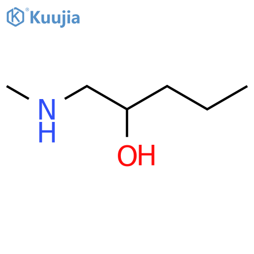 1-(methylamino)pentan-2-ol structure