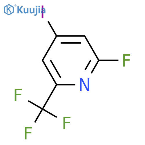 2-Fluoro-4-iodo-6-(trifluoromethyl)pyridine structure