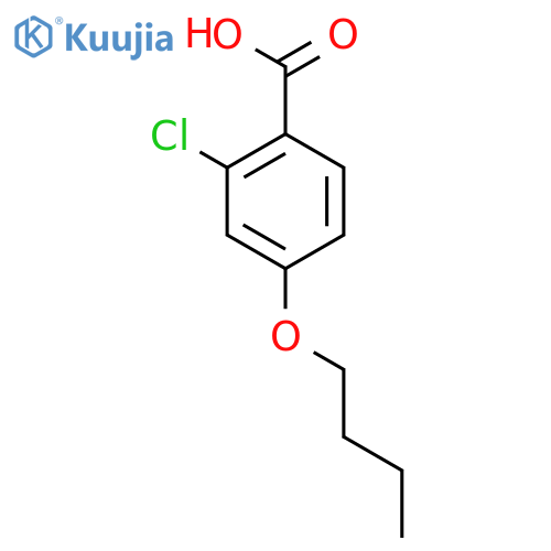 4-Butoxy-2-chlorobenzoic Acid structure