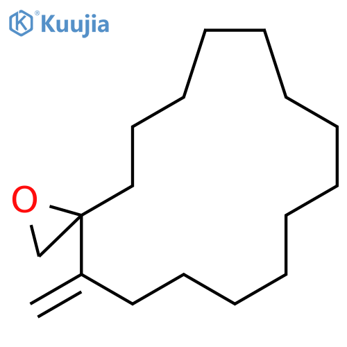 1-Oxaspiro[2.14]heptadecane, 4-methylene- structure