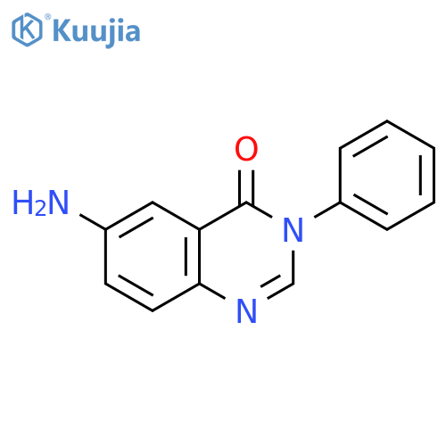 6-amino-3-phenyl-3,4-dihydroquinazolin-4-one structure