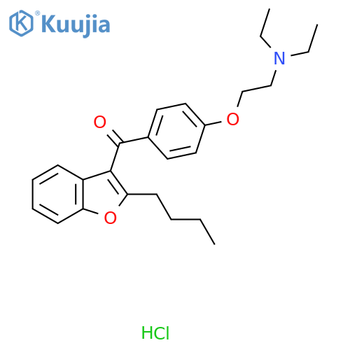 Dideiodo Amiodarone Hydrochloride structure