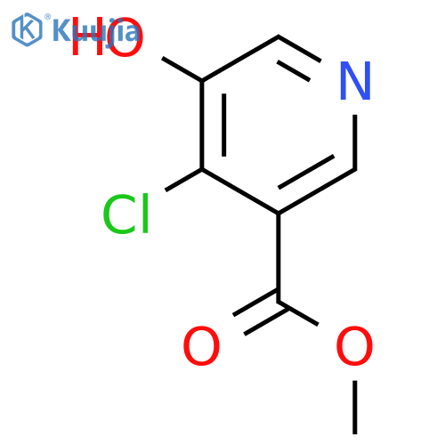 Methyl 4-chloro-5-hydroxynicotinate structure