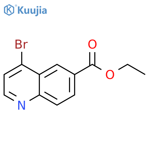 Ethyl 4-bromoquinoline-6-carboxylate structure