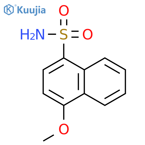 4-methoxynaphthalene-1-sulfonamide structure