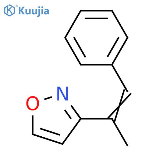 3-(1-Phenylprop-1-en-2-yl)isoxazole structure