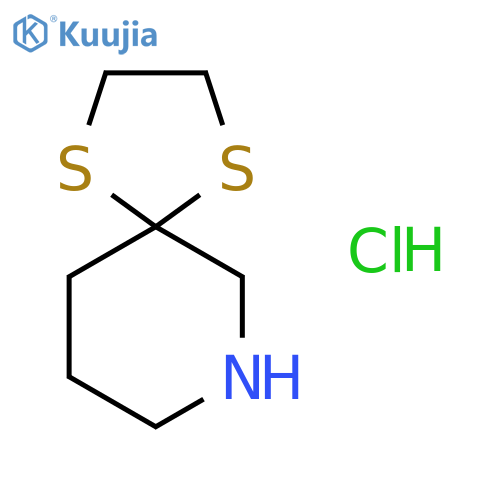 1,4-Dithia-7-azaspiro4.5decane hydrochloride structure