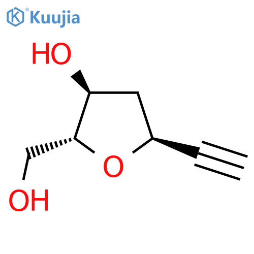 (2R,3S,5S)-5-Ethynyl-2-(hydroxymethyl)oxolan-3-ol structure