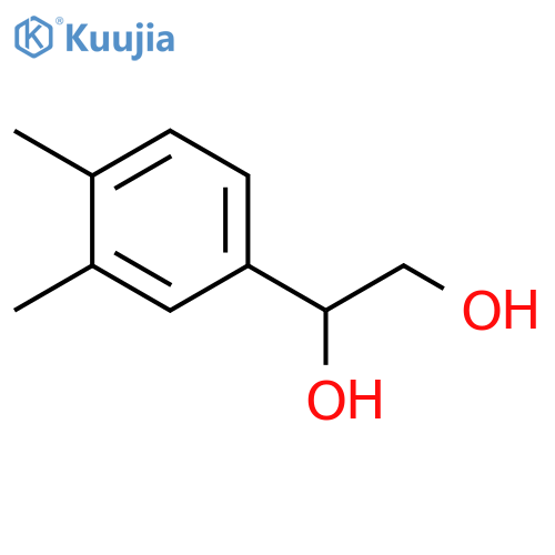 1,2-Ethanediol, 1-(3,4-dimethylphenyl)- structure