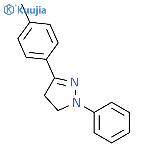 1H-Pyrazole, 4,5-dihydro-3-(4-methylphenyl)-1-phenyl- structure