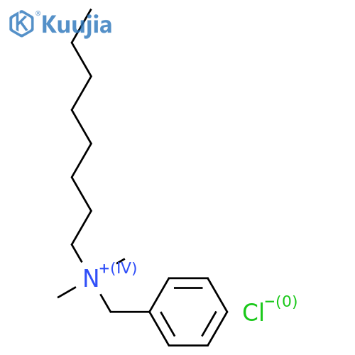 Benzyldimethyloctylammonium chloride structure