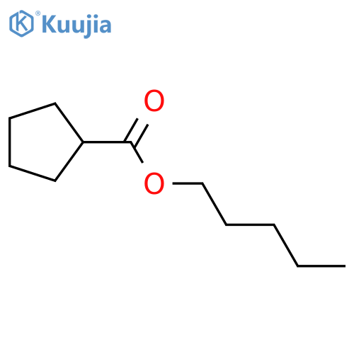 Pentyl cyclopentanecarboxylate structure