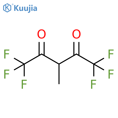 1,1,1,5,5,5-hexafluoro-3-methylpentane-2,4-dione structure