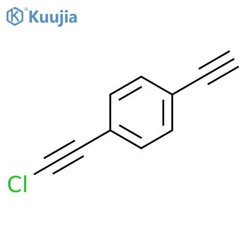 1-Chloroethynyl-4-ethynylbenzene structure