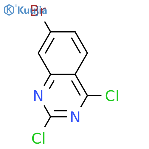 7-bromo-2,4-dichloro-quinazoline structure