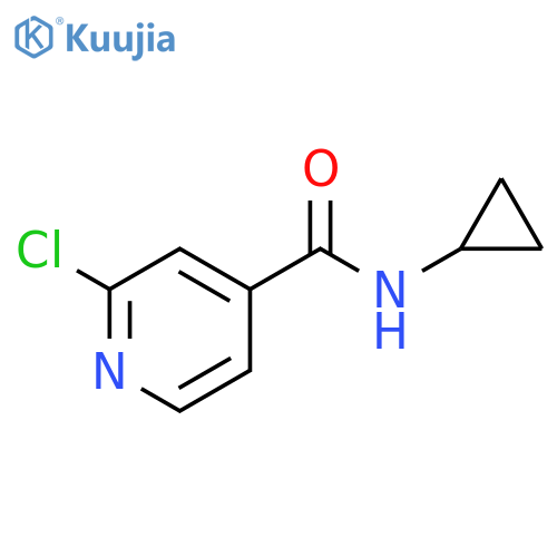2-Chloro-N-cyclopropylisonicotinamide structure
